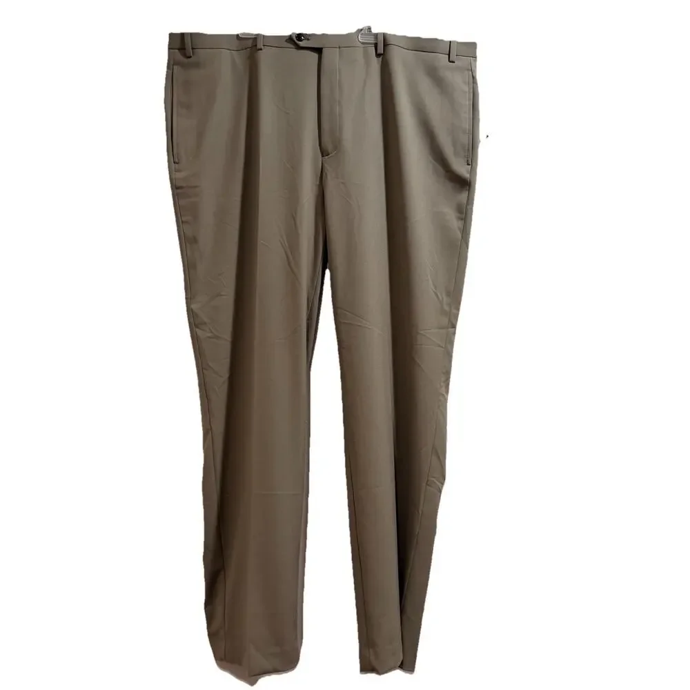 New Michael Kors Men’s Classic Performance Marvin Tan Pants 42W 32L $95
